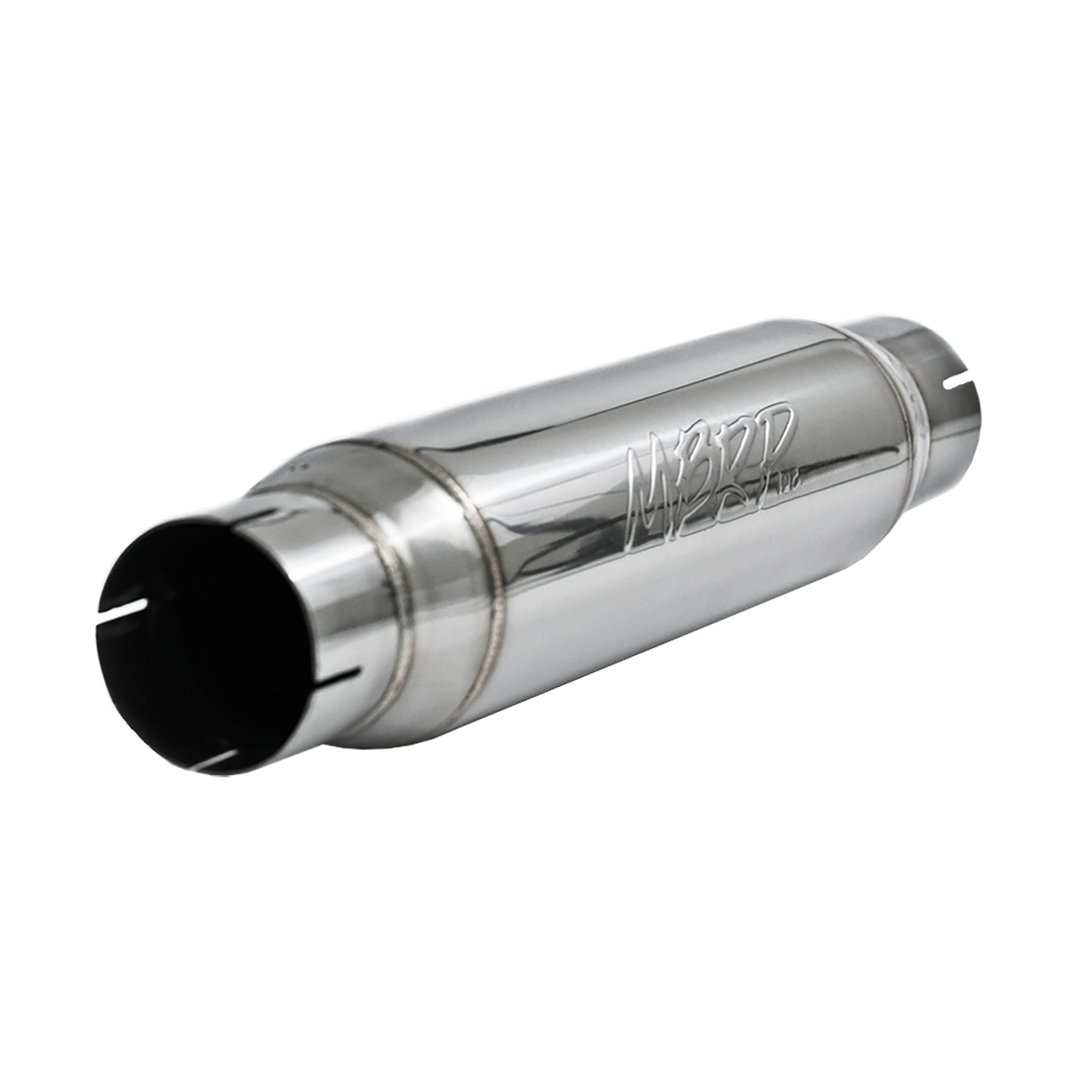MBRP R1013 - Exhaust Resonator 3 Inch Inlet/Outlet16 Inch Body 20 Inch Overall T304 Stainless Steel MBRP 1
