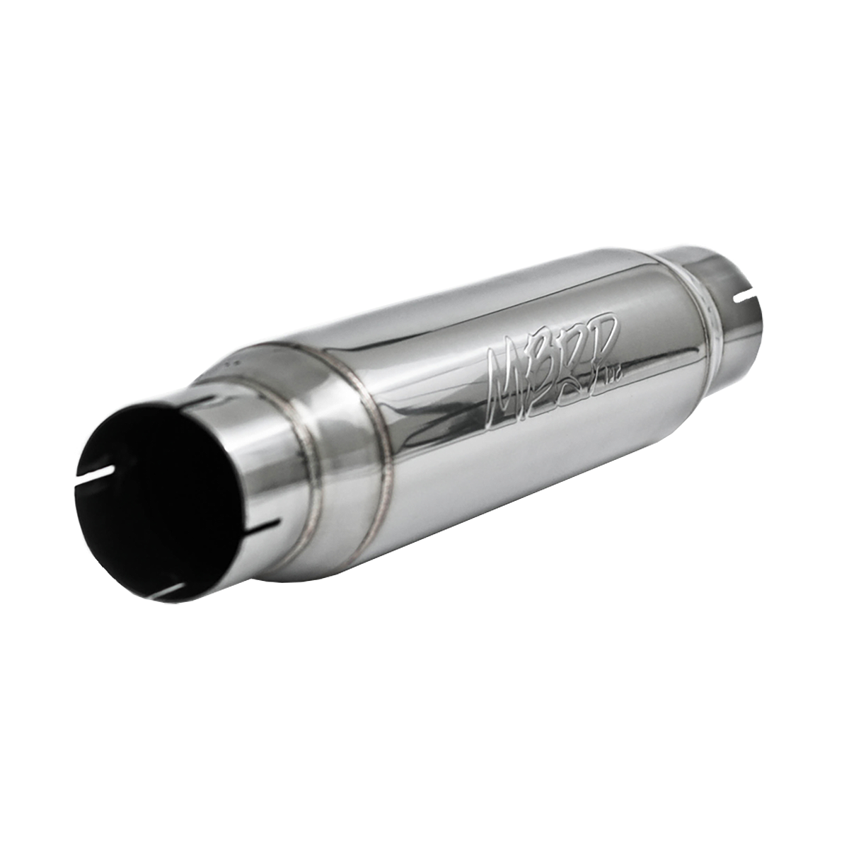MBRP R1013 - Exhaust Resonator 3 Inch Inlet/Outlet16 Inch Body 20 Inch Overall T304 Stainless Steel MBRP 1