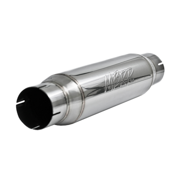 MBRP R1013 - Exhaust Resonator 3 Inch Inlet/Outlet16 Inch Body 20 Inch Overall T304 Stainless Steel MBRP 1