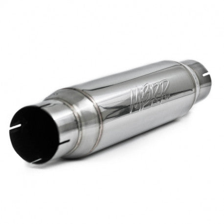 MBRP R1013 - Exhaust Resonator 3 Inch Inlet/Outlet16 Inch Body 20 Inch Overall T304 Stainless Steel MBRP 2