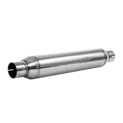 MBRP R1016 - Exhaust Resonator 2.5 Inch Inlet/Outlet 22 Inch Body 26 Inch Overall T304 Stainless Steel MBRP 1
