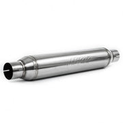 MBRP R1016 - Exhaust Resonator 2.5 Inch Inlet/Outlet 22 Inch Body 26 Inch Overall T304 Stainless Steel MBRP 2