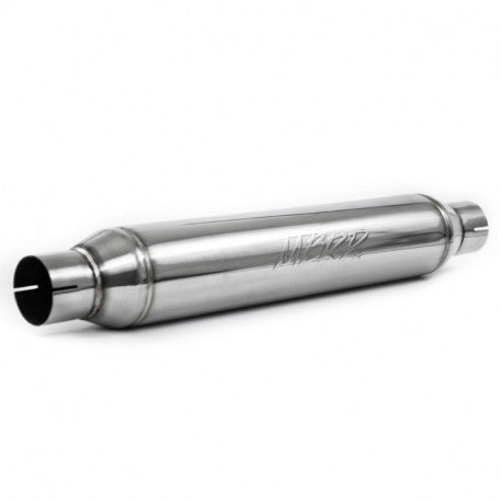 MBRP R1016 - Exhaust Resonator 2.5 Inch Inlet/Outlet 22 Inch Body 26 Inch Overall T304 Stainless Steel MBRP 2