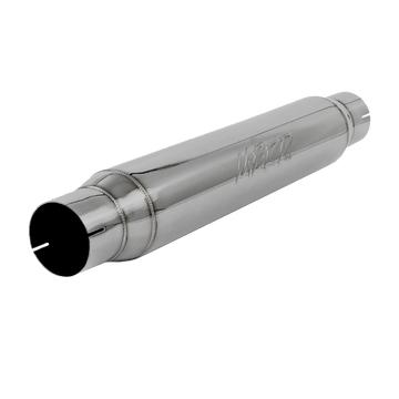 MBRP R1017 - Exhaust Resonator 3 Inch Inlet/Outlet 22 Inch Body 26 Inch Overall T304 Stainless Steel MBRP 1