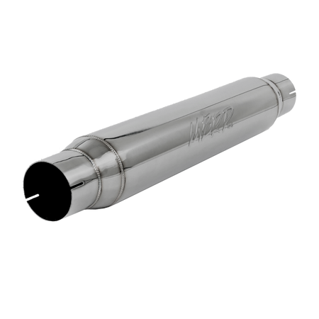 MBRP R1017 - Exhaust Resonator 3 Inch Inlet/Outlet 22 Inch Body 26 Inch Overall T304 Stainless Steel MBRP 1