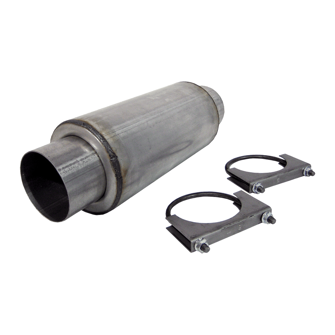 MBRP Exhaust MBRP R2009 - Universal Muffler Exhaust Resonator 4 Inch Inlet/Outlet Armor Lite Series MBRP