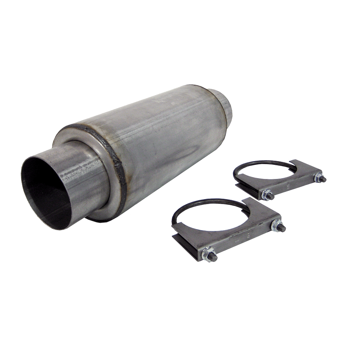 MBRP Exhaust MBRP R2009 - Universal Muffler Exhaust Resonator 4 Inch Inlet/Outlet Armor Lite Series MBRP