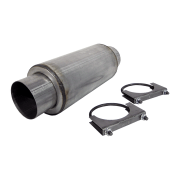 MBRP Exhaust MBRP R2009 - Universal Muffler Exhaust Resonator 4 Inch Inlet/Outlet Armor Lite Series MBRP
