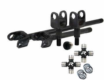 Revolution Gear RAK30-JK-27-HD - 2007-18 Wrangler JK Dana 30 27 Spline 4340 Chromoly USA Made Front Axle Kit HD U-Joints Revolution Gear