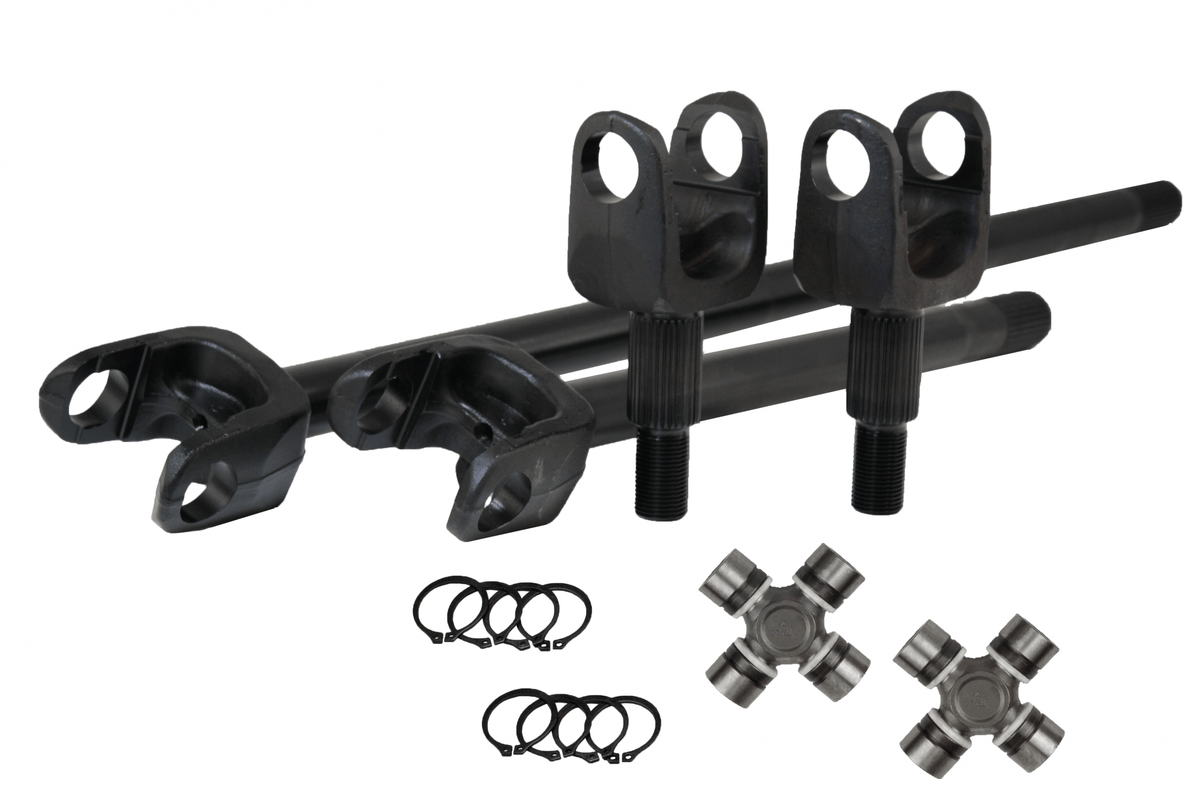 Revolution Gear Driveline and Axles Revolution Gear RAK30-JK-30 - 2007-18 Wrangler JK Dana 30 30 Spline 4340 Chromoly USA Made Front Axle Kit Revolution Gear