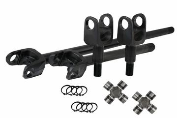 Revolution Gear Driveline and Axles Revolution Gear RAK30-JK-30 - 2007-18 Wrangler JK Dana 30 30 Spline 4340 Chromoly USA Made Front Axle Kit Revolution Gear