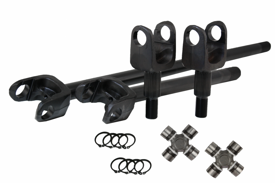 Revolution Gear RAK44-TJ - 2003-06 Wrangler TJ/LJ Rubicon Dana 44 4340 Chromoly USA Made Front Axle Kit Revolution Gear