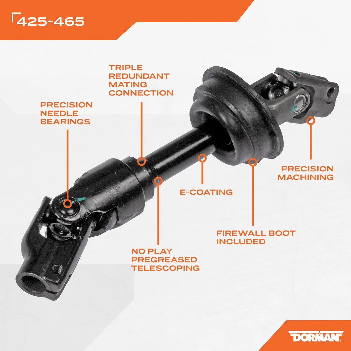 Dorman 425-465 2007-2012 Lexus ES350 Steering Shaft