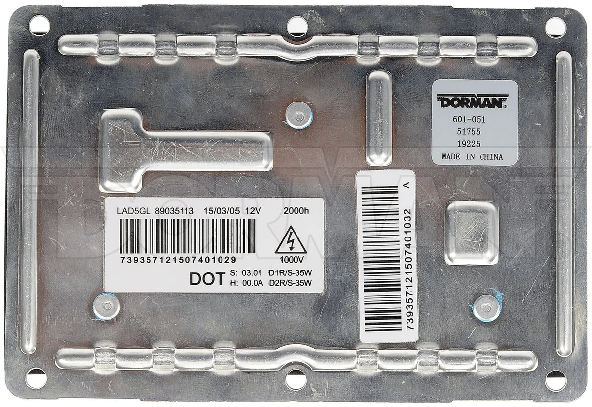 Dorman 601-051 2003-2016 Seat Ibiza High Intensity Discharge (HID) Lighting Ballast