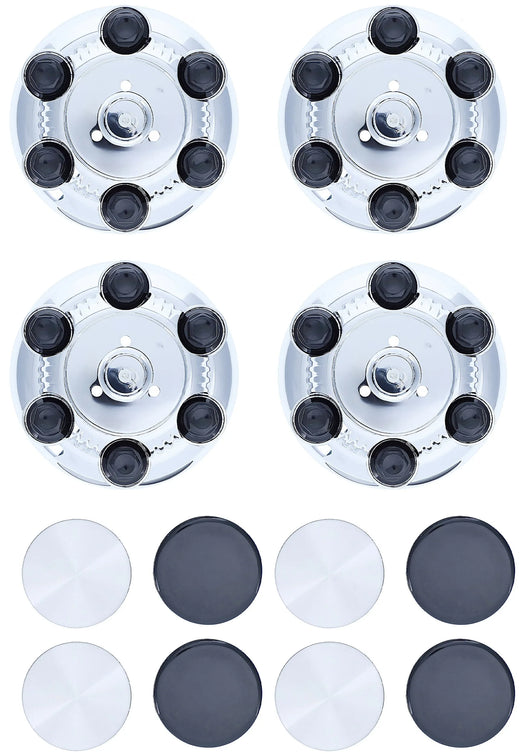 Dorman 909-001KT Center Wheel Cap Set Chrome
