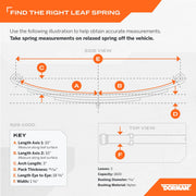 Dorman 929-1000 Leaf Spring Assembly