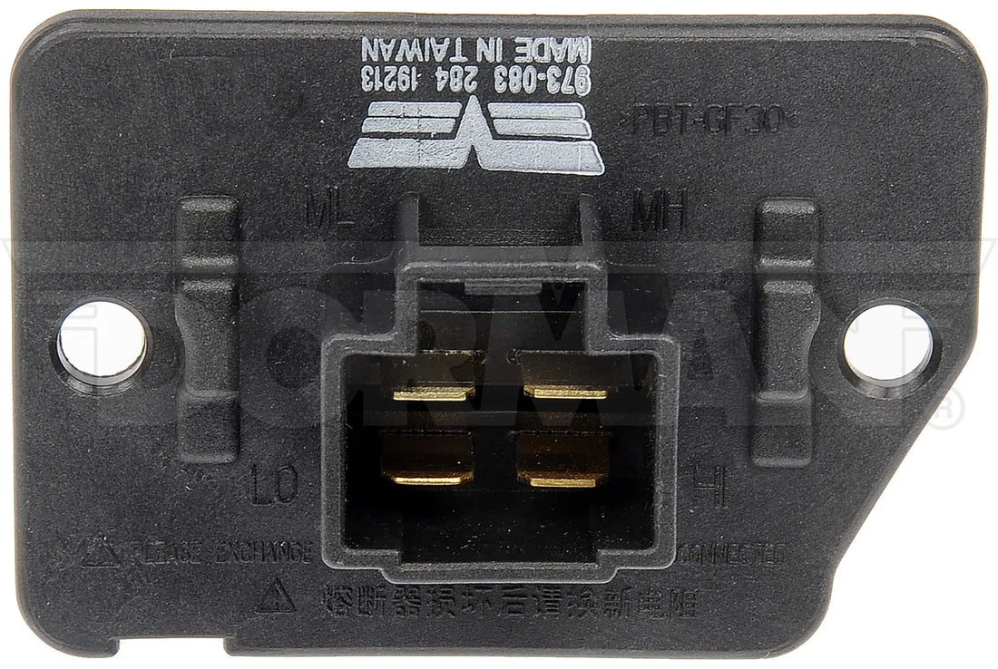 Dorman 973-083 2019-2023 Hyundai Santa Fe HVAC Blower Motor Resistor Kit