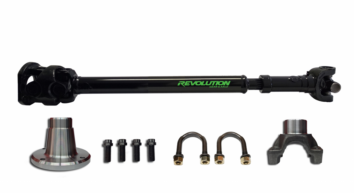 Revolution Gear REV-DS-JK-1350F-PY - Jeep Wrangler JK Front 1350 CV Driveshaft 2 or 4 Door with Pinion Yoke Revolution Gear 1