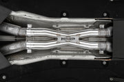 MBRP S3900304 - 12-21 Ferrari 812SF/ 812GTS F12 6.3L/6.5L V12 70mm X-Pipe Kit T304 Stainless Steel MBRP