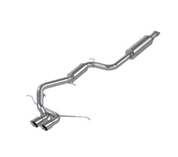 MBRP S4200304 - 3 Inch Cat Back Exhaust System Dual Center Outlet For 13-18 Ford Focus ST 2.0L EcoBoost T304 Stainless Steel MBRP