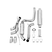 MBRP S4200304 - 3 Inch Cat Back Exhaust System Dual Center Outlet For 13-18 Ford Focus ST 2.0L EcoBoost T304 Stainless Steel MBRP