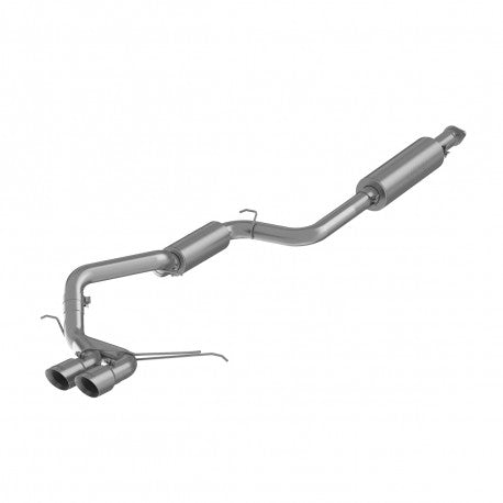 MBRP S4200409 - 3 Inch Cat Back Exhaust System Dual Center Outlet For 13-18 Ford Focus ST 2.0L EcoBoost T409 Stainless Steel MBRP