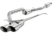 MBRP S4200AL - Aluminized Steel 3 Inch Cat Back Exhaust System Dual Center Outlet For 13-18 Ford Focus ST 2.0L EcoBoost MBRP
