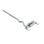 MBRP S4203AL - 3 Inch Cat Back Exhaust System Dual Outlet For 16-18 Ford Focus RS Aluminized Steel MBRP