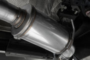 MBRP S43023BE Armor Pro T304 Stainless Steel 3 Inch Cat-Back Dual Split Rear with Burnt End Tips