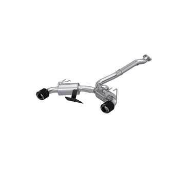 MBRP S43023CF T304 Stainless Steel 3 Inch Cat-Back Dual Split Rear Carbon Fiber Tips