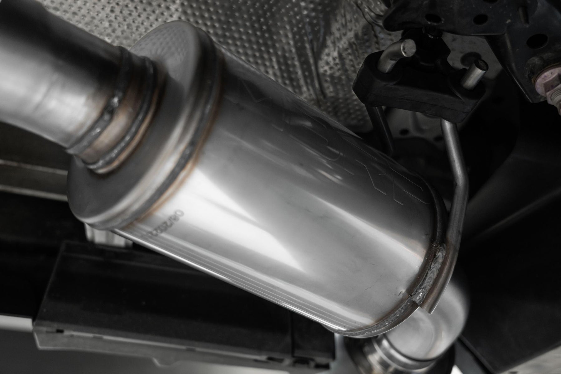 MBRP S43023CF T304 Stainless Steel 3 Inch Cat-Back Dual Split Rear Carbon Fiber Tips
