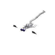 MBRP S43033BE Armor Pro T304 Stainless Steel 3 Inch Cat-Back Dual Center Rear Exit Burnt End Tips