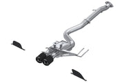 MBRP S43033CF Armor Pro T304 Stainless Steel 3 Inch Cat-Back Dual Center Rear Exit Carbon Fiber Tips