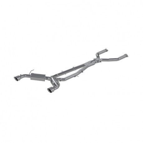 MBRP S4400304 - 3 Inch Cat Back Exhaust System Dual Rear For 16-24 Infiniti Q50 3.0L RWD/AWD T304 Stainless Steel MBRP