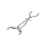 MBRP S4404304 - 3 Inch Cat Back Exhaust System Dual Rear For 17-22 Infiniti Q60 3.0L RWD/AWD T304 Stainless Steel MBRP