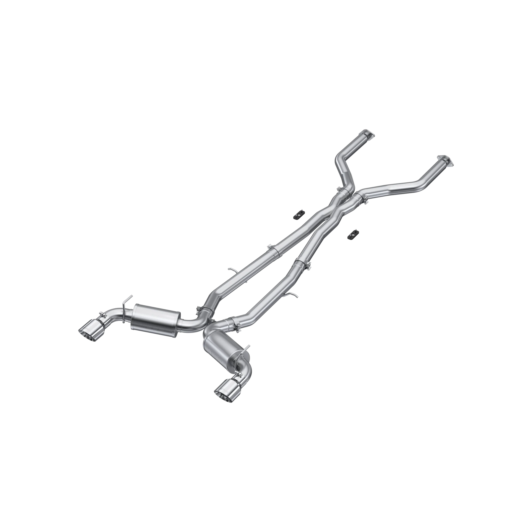 MBRP S4404304 - 3 Inch Cat Back Exhaust System Dual Rear For 17-22 Infiniti Q60 3.0L RWD/AWD T304 Stainless Steel MBRP