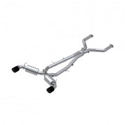 MBRP S44043CF - 3 Inch Cat Back Exhaust System Dual Rear For 17-22 Infiniti Q60 3.0L RWD/AWD T304 Stainless Steel With Carbon Fiber Tips MBRP 2