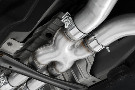 MBRP S4405304 - 2016-2024 Infiniti Q50 3.0L 3 Inch Cat-Back Dual Split Rear Exit Tour Version T304 Stainless Steel MBRP 3