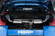 MBRP S44503CF Armor Pro T304 Stainless Steel 2.5 Inch Axle-Back Dual Split Rear Carbon Fiber Tips Street Profile