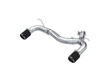 MBRP S45003CF - 2017-2021 BMW M240i 3.0L 3.0 Inch Axle-Back Dual Rear Exit T304 Stainless Steel with Carbon Fiber Tips MBRP
