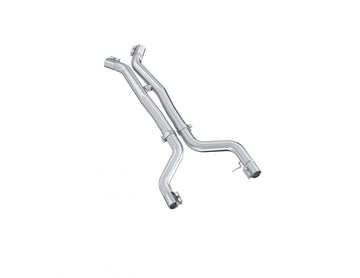 MBRP S4504304 - 2023-Up BMW M2 G87 3.0L Armor Pro T304 Stainless Steel 3-Inch Resonator Bypass MBRP 1