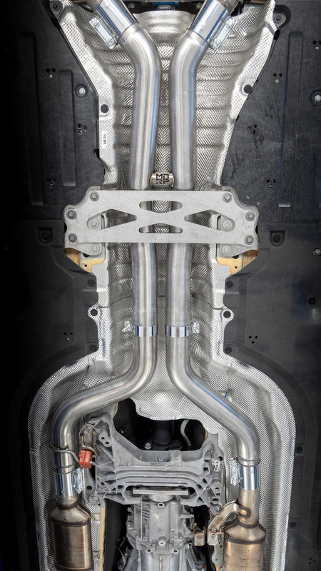 MBRP S4504304 - 2023-Up BMW M2 G87 3.0L Armor Pro T304 Stainless Steel 3-Inch Resonator Bypass MBRP 2
