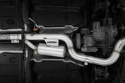 MBRP S46053CF - 2015-21VW Golf R T304 Stainless Steel 3 inch Cat-Back Active Quad Rear Exit with Carbon Fiber Tips MBRP 3