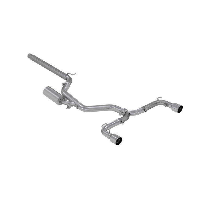 MBRP S4606304 - 2015-2021 Volkswagen Golf Armor Pro Series 3 Inch Cat Back Dual Split Rear Exit T304 Stainless Steel Exhaust System MBRP 1