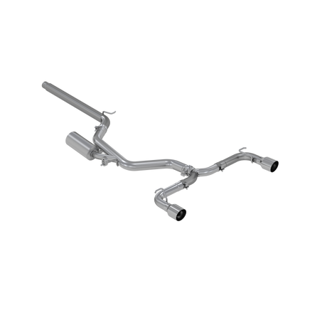 MBRP S4606304 - 2015-2021 Volkswagen Golf Armor Pro Series 3 Inch Cat Back Dual Split Rear Exit T304 Stainless Steel Exhaust System MBRP 1