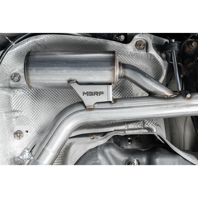MBRP S46063CF - 2015-2021 Volkswagen Golf Armor Pro Series 3 Inch Cat Back Dual Split Rear Exit T304 Stainless Steel with Carbon Fiber Tips Exhaust System MBRP 2