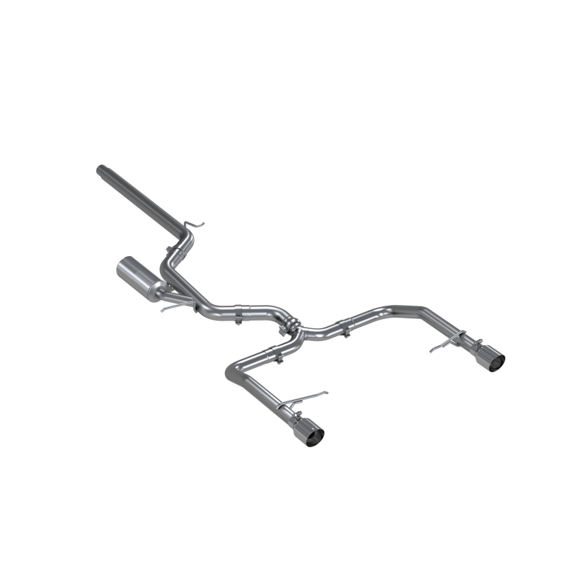 MBRP S4608304 - 2019-2021 VW Jetta GLI Armor Pro Series 3 Inch Cat Back Dual Rear Exit T304 Stainless Steel Exhaust System MBRP
