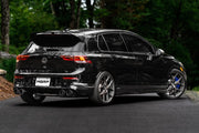 MBRP S46123CF T304 Stainless Steel 3 Inch Cat-Back Quad Split Rear Carbon Fiber Tips Valve Delete