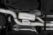 MBRP S46133CF - 2022-Up Volkswagen Golf R MK8 T304 Stainless Steel 3 Inch Cat-Back 2.5 Inch Quad Rear Exit with Carbon Fiber Tips Active Exhaust MBRP 2