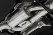 MBRP S46133CF - 2022-Up Volkswagen Golf R MK8 T304 Stainless Steel 3 Inch Cat-Back 2.5 Inch Quad Rear Exit with Carbon Fiber Tips Active Exhaust MBRP 3